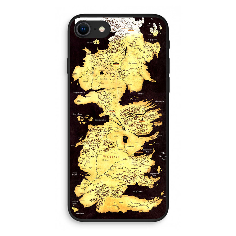 Game Of Thrones Westeros Map iPhone SE 3rd Gen 2022 Case