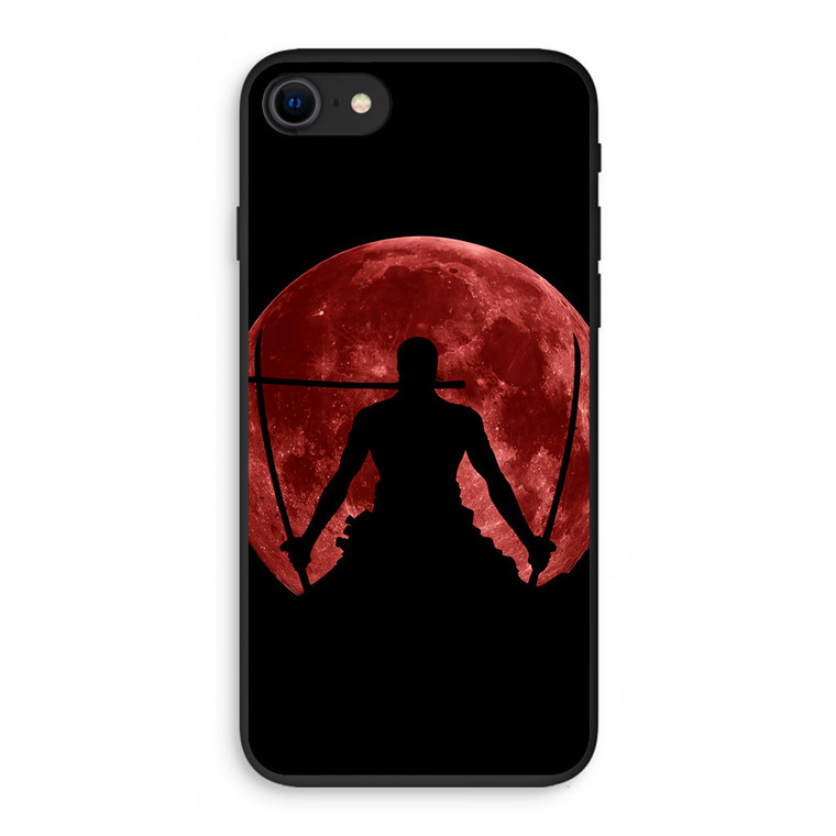 Silhouette Of Zoro In Santoryu Mode iPhone SE 3rd Gen 2022 Case