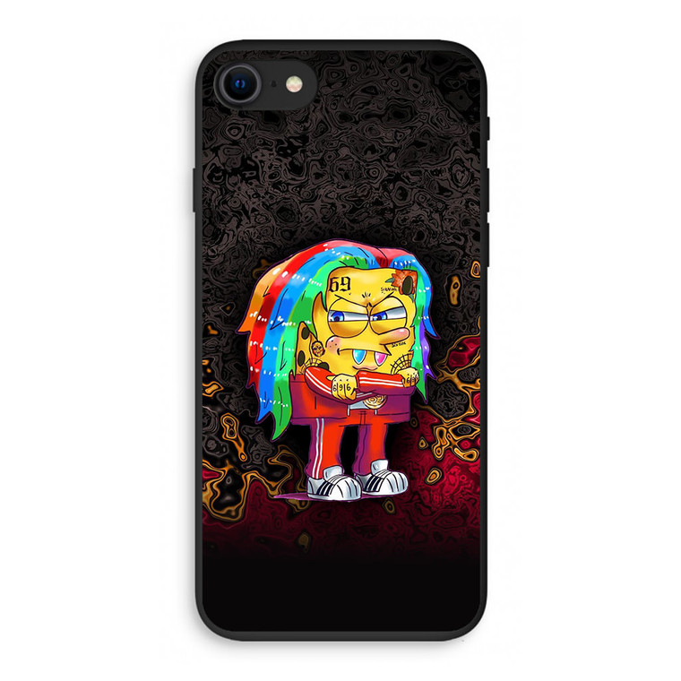 Spongebob Hypebeast 69 Mode iPhone SE 3rd Gen 2022 Case