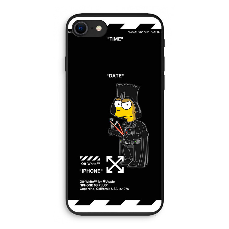 Bart Off White Darth Vader Mode iPhone SE 3rd Gen 2022 Case