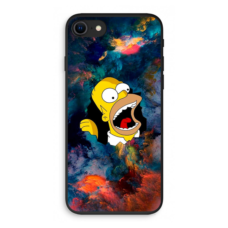 Homer Behind The Black Hole iPhone SE 3rd Gen 2022 Case