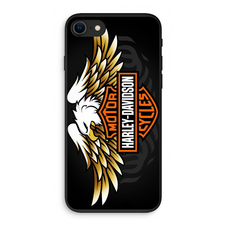 Harley Davidson Eagle Logo iPhone SE 3rd Gen 2022 Case