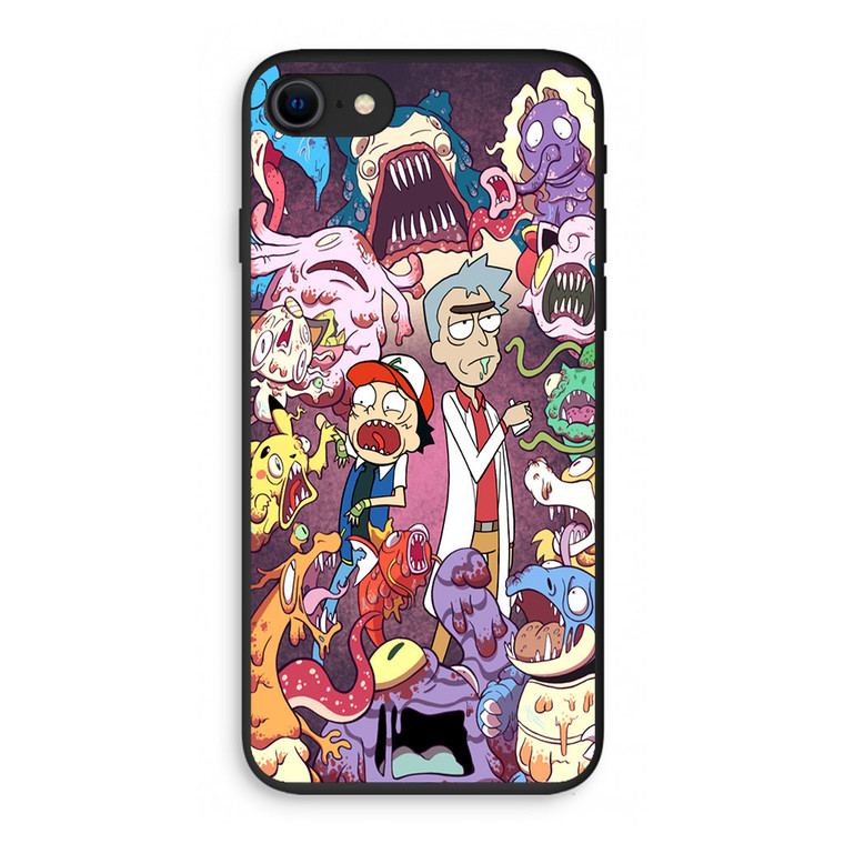 Rick And Morty Pokemon1 iPhone SE 3rd Gen 2022 Case