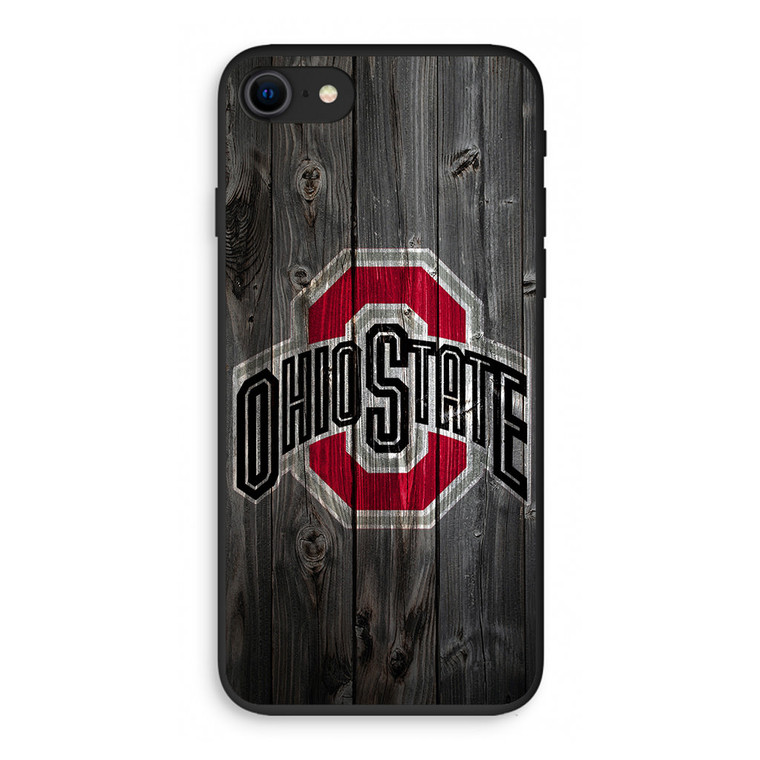 Ohio State Art Wood iPhone SE 3rd Gen 2022 Case