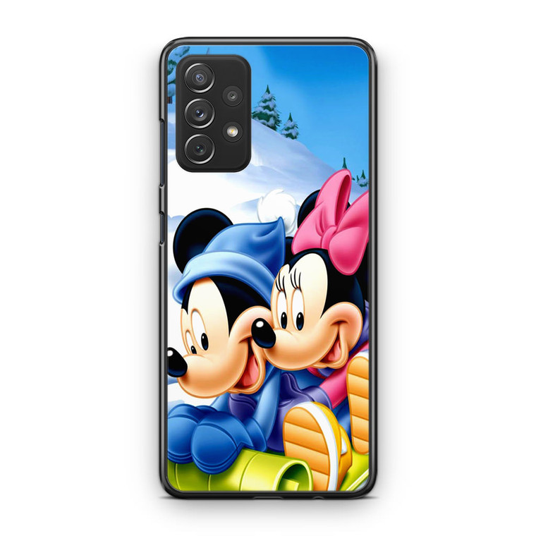 Mickey Mouse and Minnie Mouse Samsung Galaxy A53 5G Case