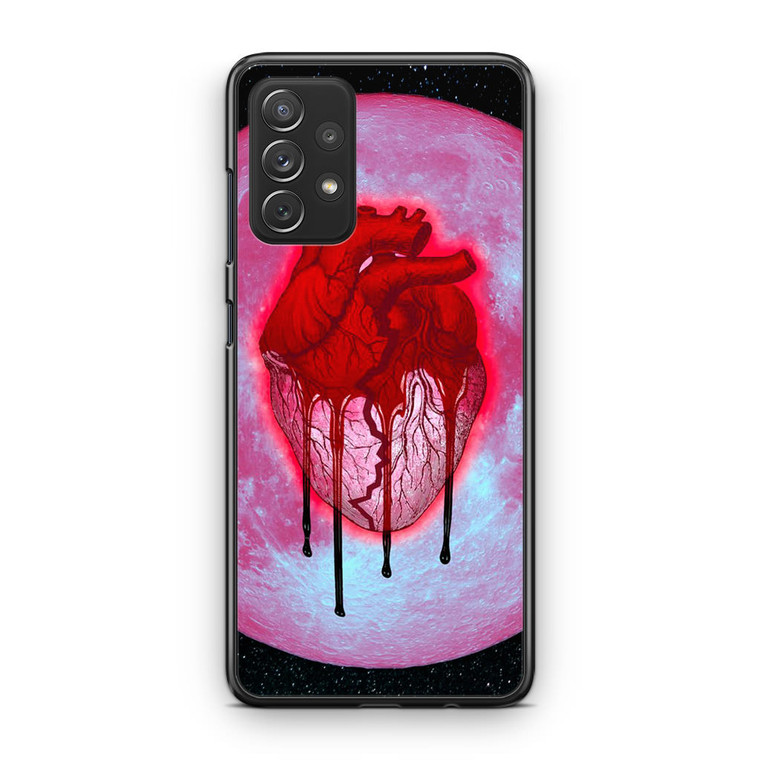 Chris Brown Heartbreak on a Full Moon Samsung Galaxy A53 5G Case