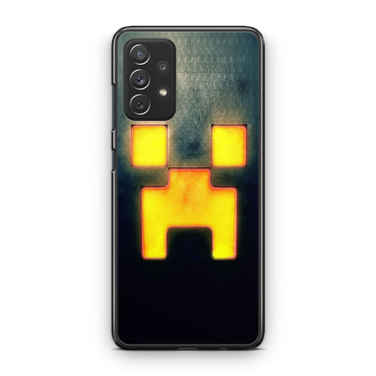 Minecraft Creeper Black Samsung Galaxy A53 5G Case
