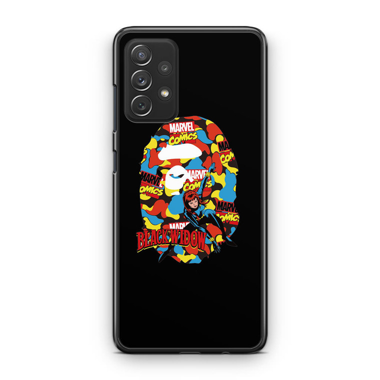 Marvel X Bape Black Widow Samsung Galaxy A53 5G Case