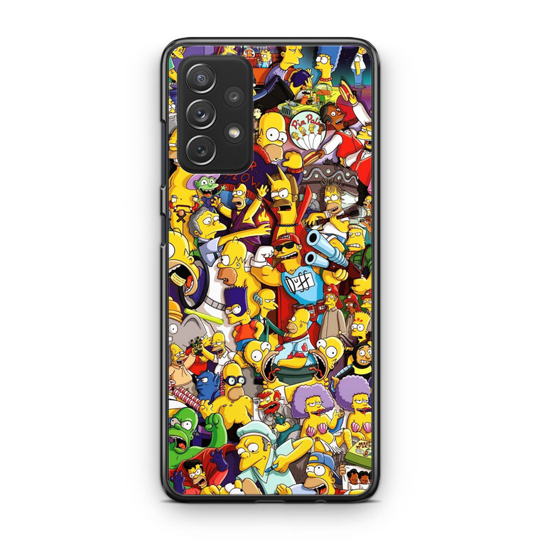 The Simpsons Characters Samsung Galaxy A53 5G Case