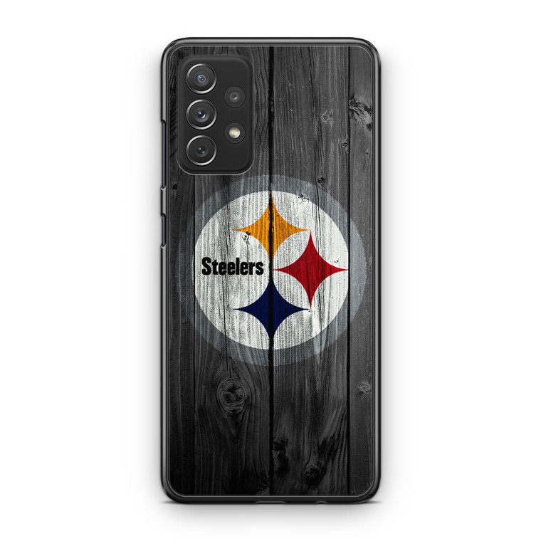 Pittsburgh Steelers Wood Samsung Galaxy A53 5G Case