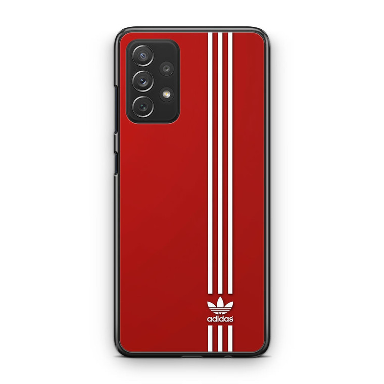 Brand Adidas Red White Sport Samsung Galaxy A53 5G Case