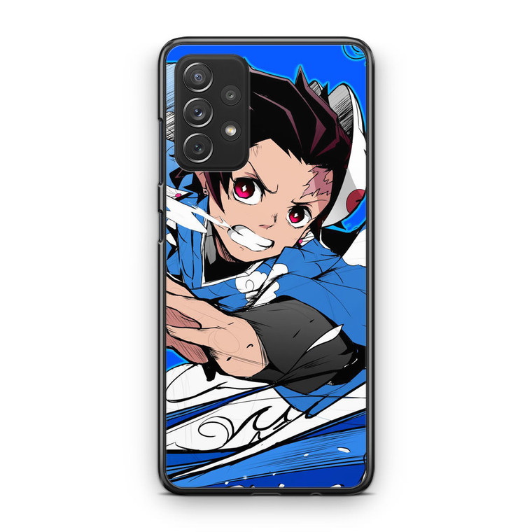 Tanjiro Kamado Water Moves Samsung Galaxy A53 5G Case