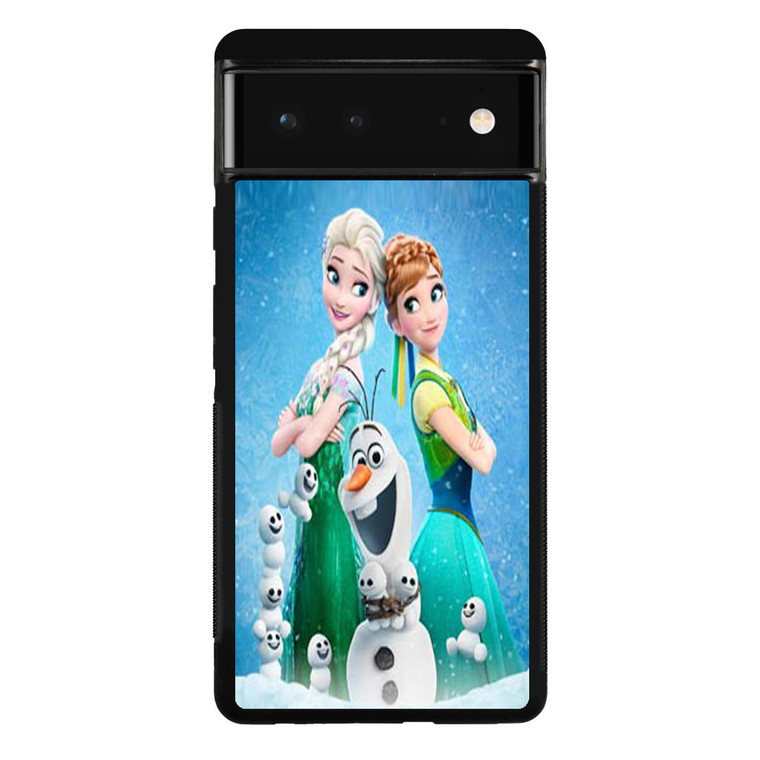 Frozen Fever in Snow Google Pixel 6 Case