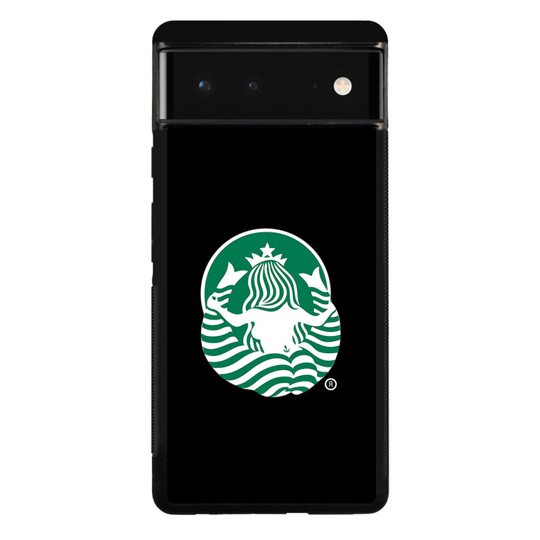 Back of Starbuck Logo Google Pixel 6 Case