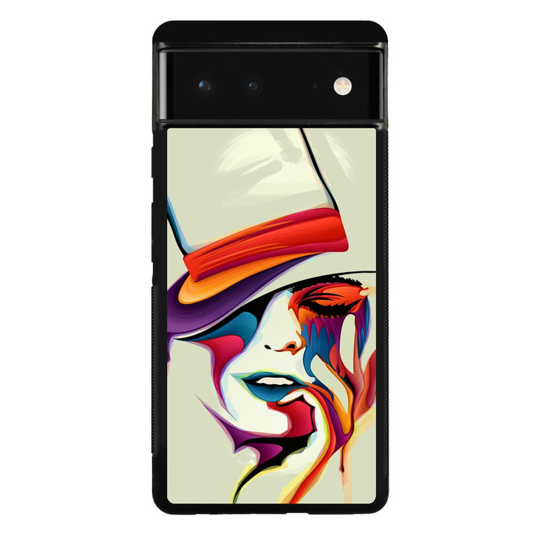 Face Vector Art Google Pixel 6 Case