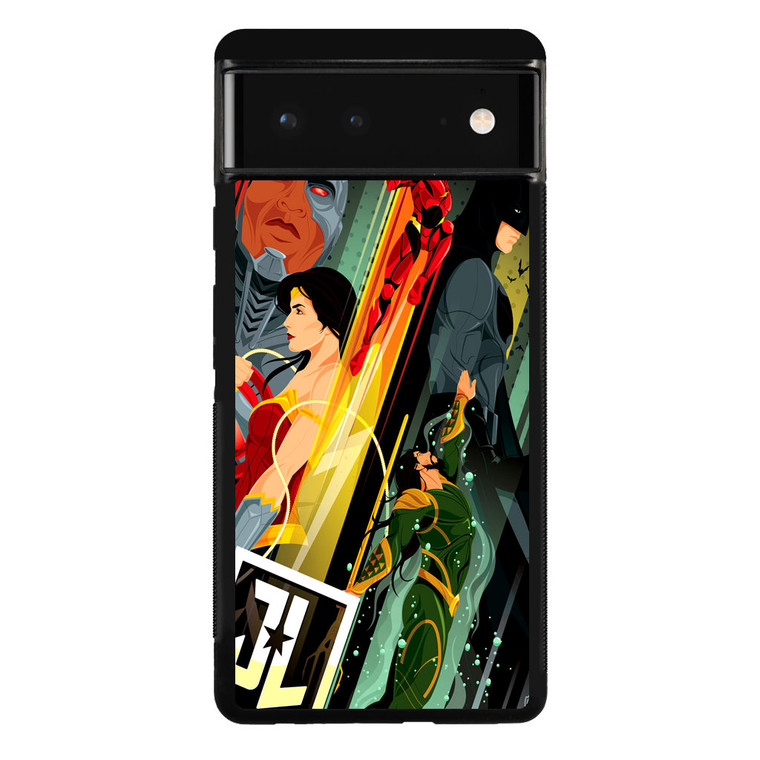Justice League Poster Google Pixel 6 Case