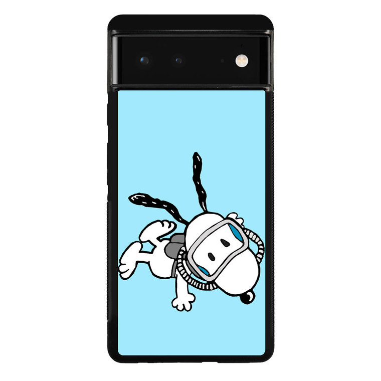 Snoopy Scuba Diving Google Pixel 6 Case