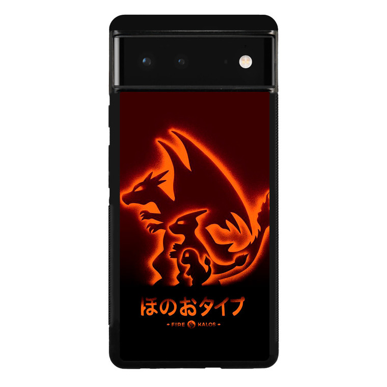 Pokemon Charmander Charizard Google Pixel 6 Case