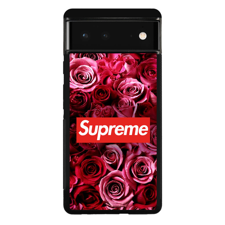 Supreme In Roses Google Pixel 6 Case