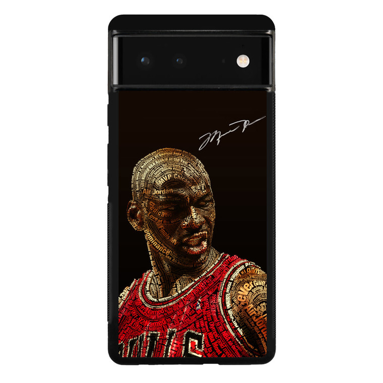 Michael Jordan Art Google Pixel 6 Case