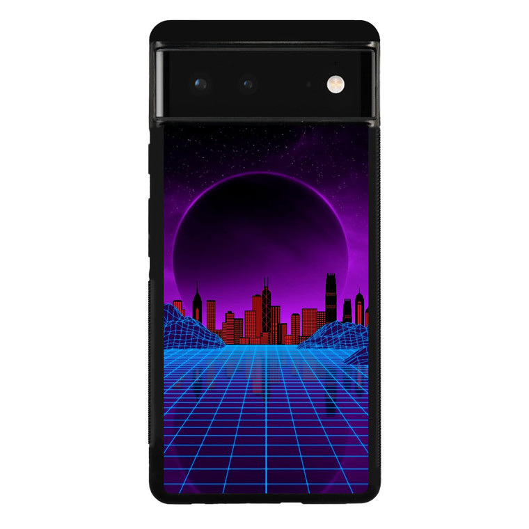 New Synthwave Google Pixel 6 Case