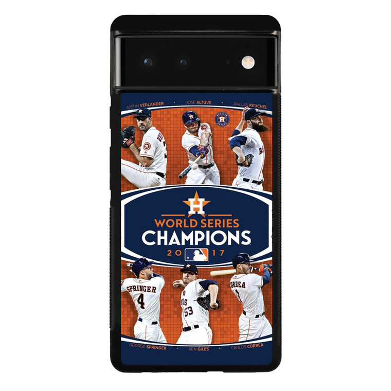 Houston Astros 2017 World Series Champions Google Pixel 6 Case