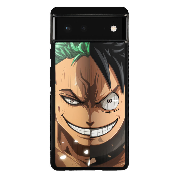 Luffy And Zoro Half Smile Google Pixel 6 Case