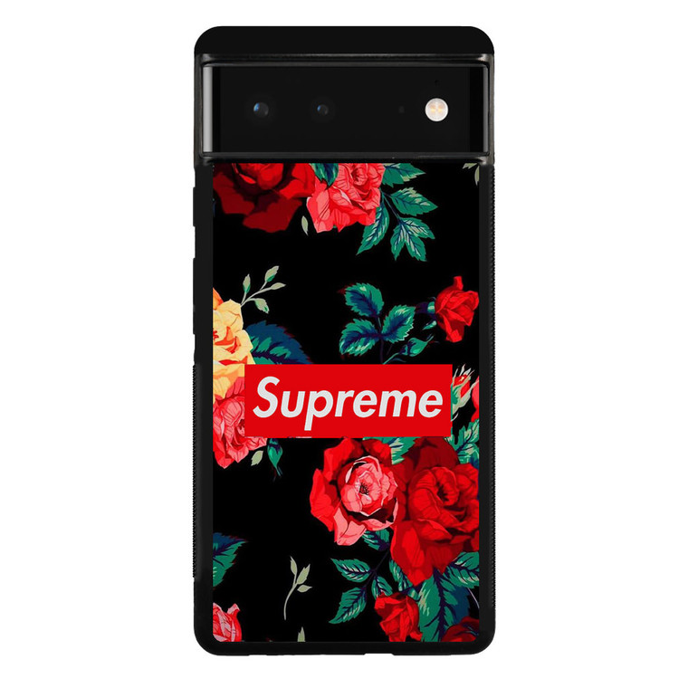 Supreme Rose Flower Google Pixel 6 Case