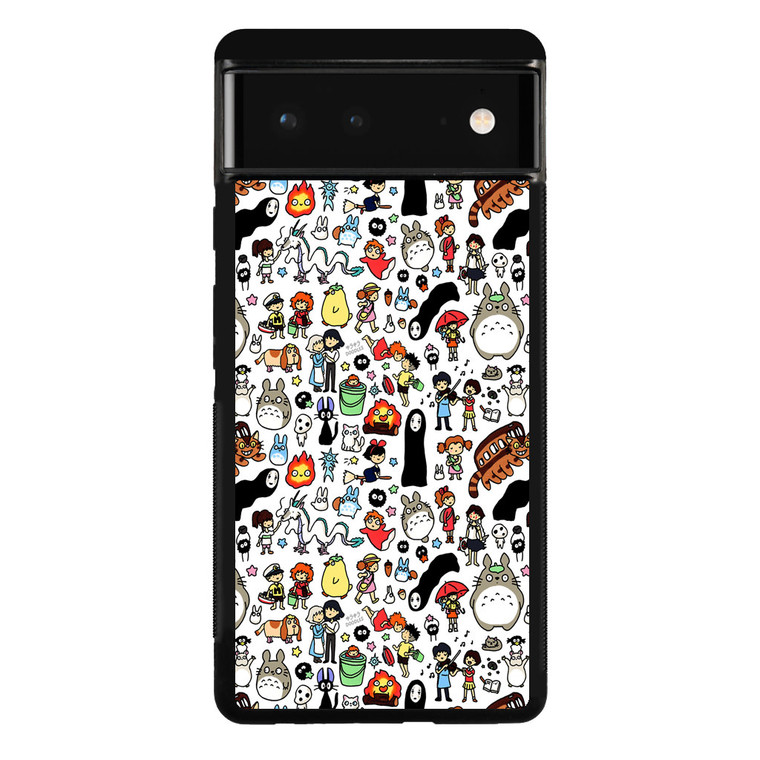 Kawaii Studio Ghibli Characters Google Pixel 6 Case