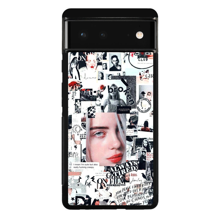 Billie Eilish Collage Google Pixel 6 Case