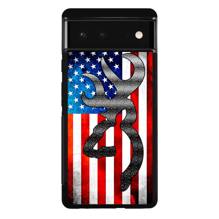 Browning American Flag Google Pixel 6 Case
