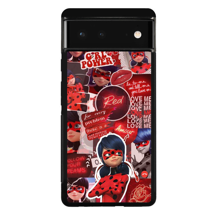 LadyBug Collage Google Pixel 6 Case