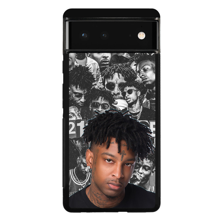 21 Savage Collage Google Pixel 6 Case