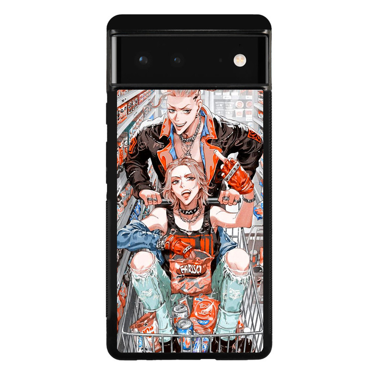 Draken and Mikey Tokyo Revengers Google Pixel 6 Case