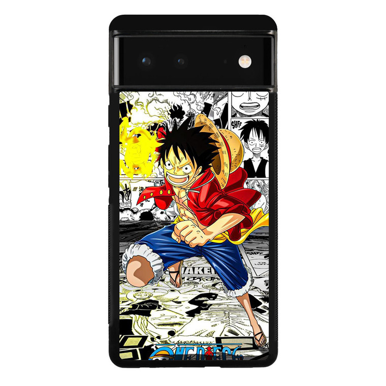 One Piece Luffy Comic Google Pixel 6 Case