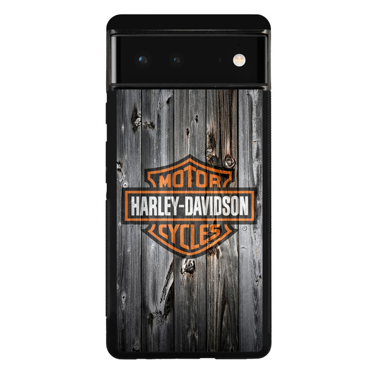 Harley Davidson Wood Art Google Pixel 6 Case