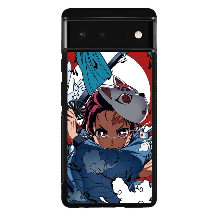 Tanjro Demon Slayer Fox Mask Google Pixel 6 Case