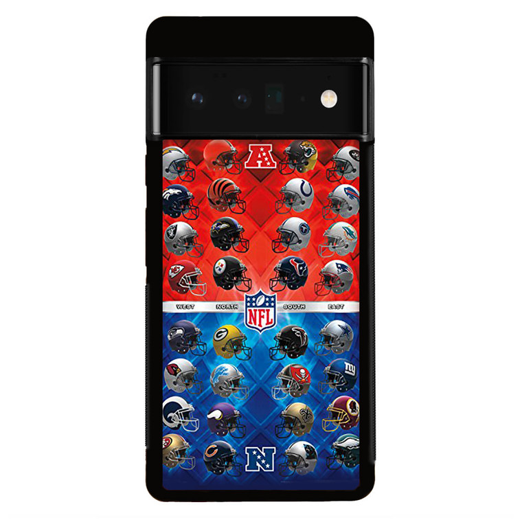 NFL Football Helmets Official Google Pixel 6 Pro Case