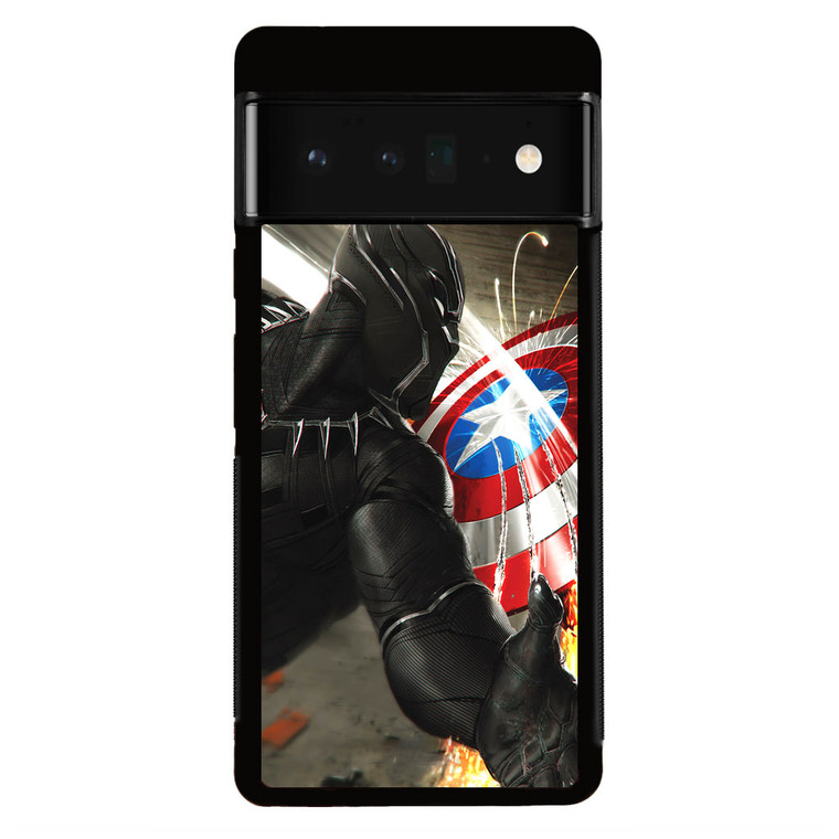 Black Panther Vs Captain America Google Pixel 6 Pro Case