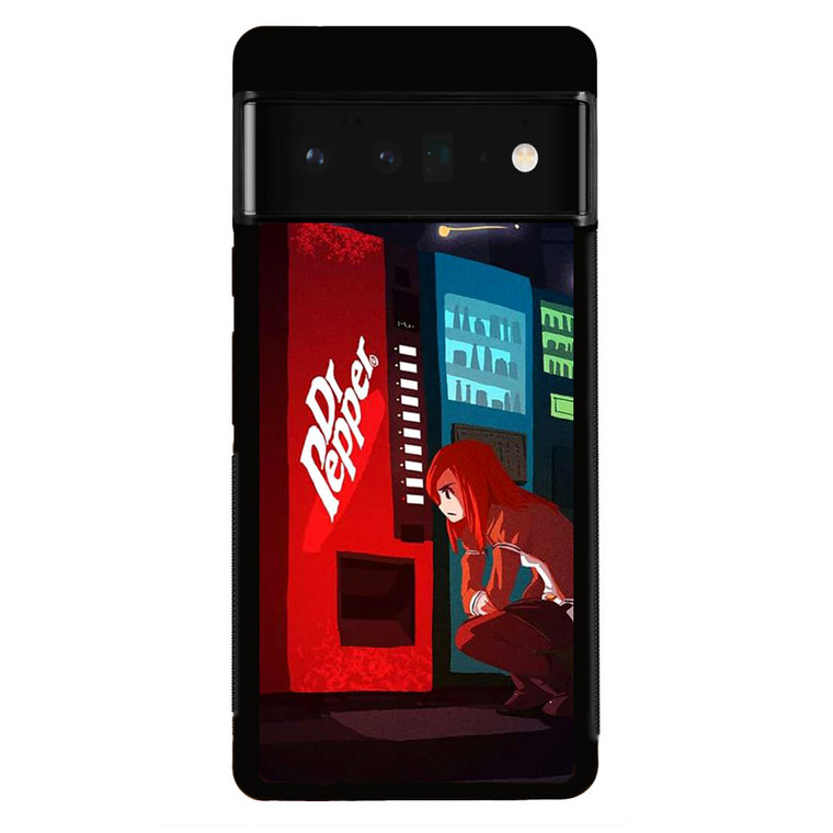 Makise Kurisu Dr Pepper Machine Google Pixel 6 Pro Case