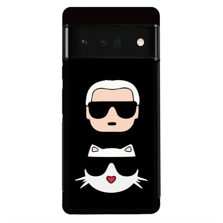 Karl Lagerfeld Cat Google Pixel 6 Pro Case