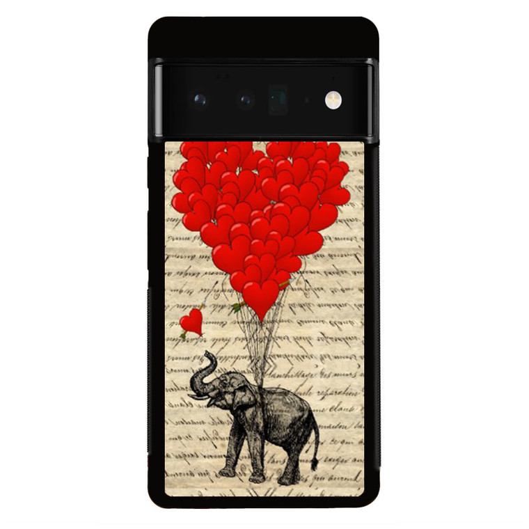 Elephant and heart Google Pixel 6 Pro Case