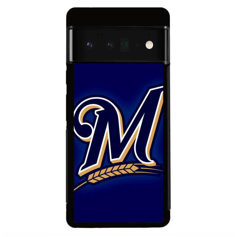 Milwaukee Brewers Baseball Team Logo Google Pixel 6 Pro Case