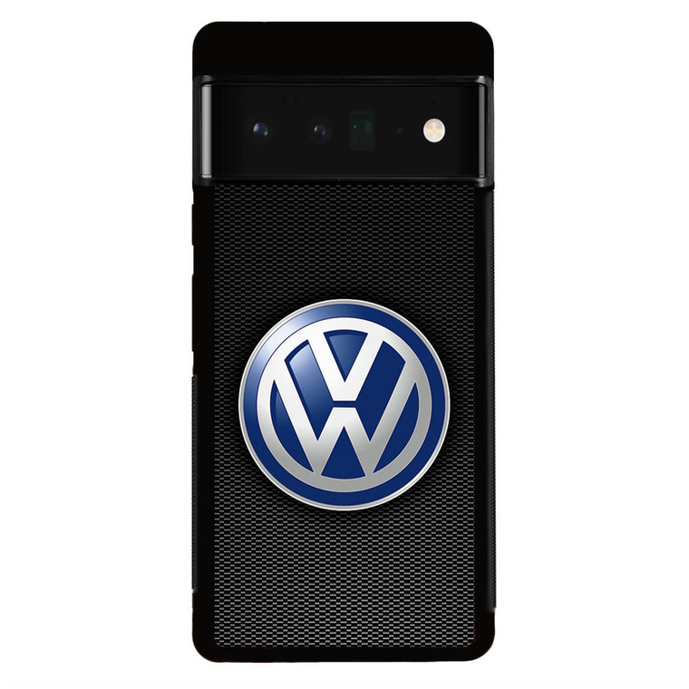 VW Logo Black Carbon Google Pixel 6 Pro Case