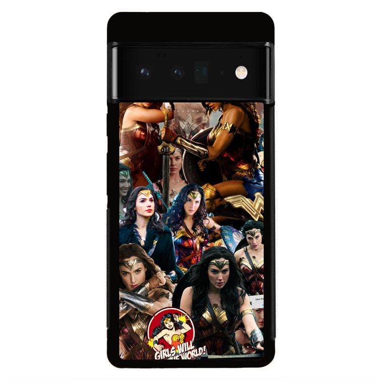 Wonder Woman Collage Google Pixel 6 Pro Case