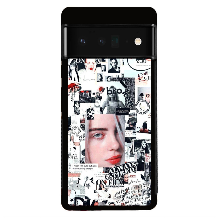 Billie Eilish Collage Google Pixel 6 Pro Case