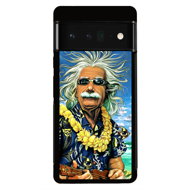 Albert Enstein on Vacation Google Pixel 6 Pro Case