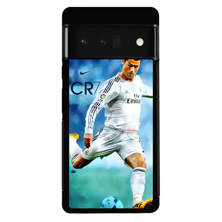 Cristiano Ronaldo CR7 Poster Google Pixel 6 Pro Case