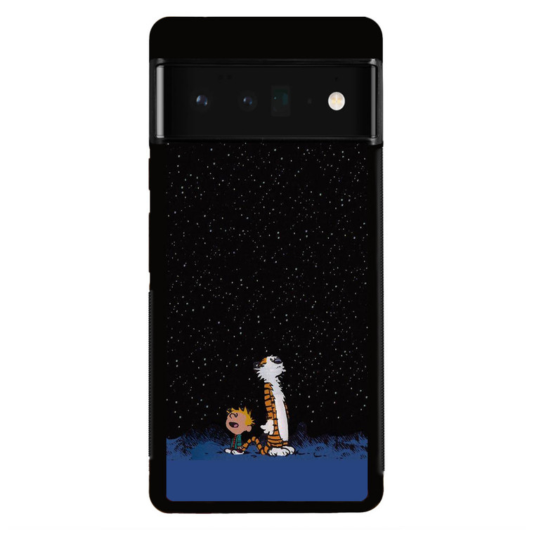 Calvin and Hobbes Space Google Pixel 6 Pro Case