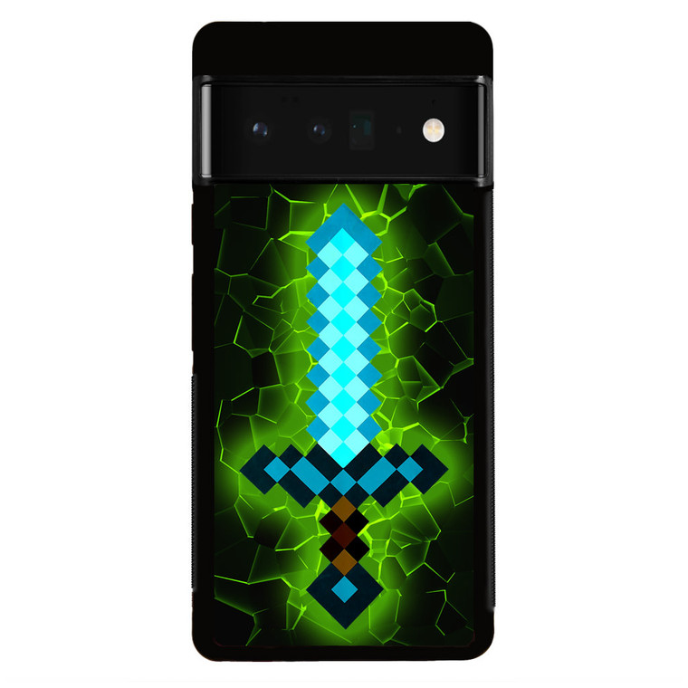 Minecraft Diamond Sword Google Pixel 6 Pro Case